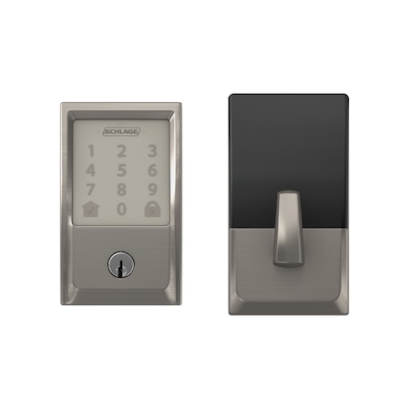 Schlage Schlage Encode Satin Nickel Metal Wifi Deadbolt BE489WBVCEN619